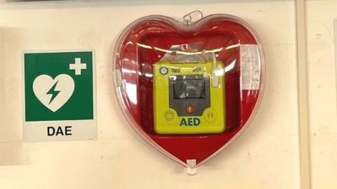 We have installed a semi-automatic defibrillator